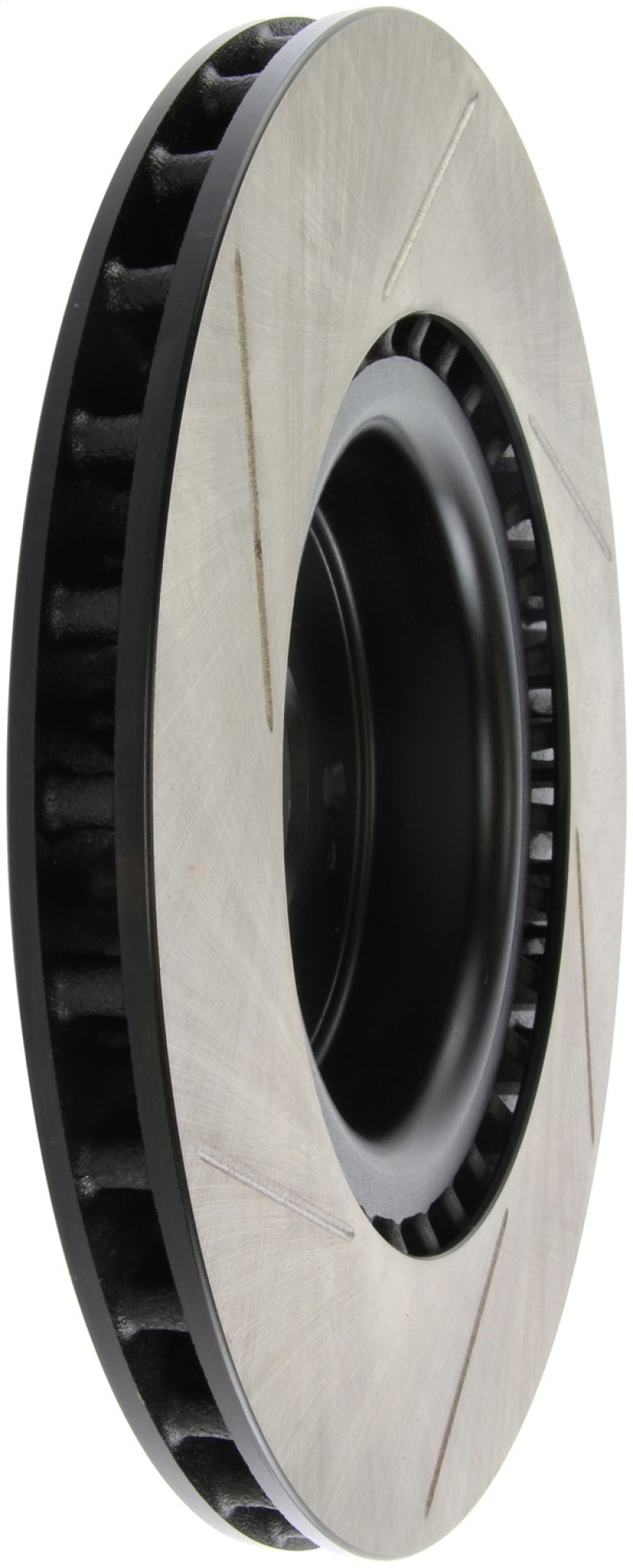 Load image into Gallery viewer, StopTech Power Slot 10 Hyundai Genesis Coupe Track Front Left Slotted Rotor
