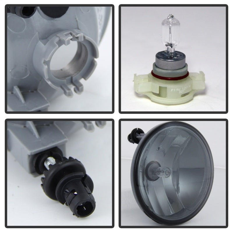 Load image into Gallery viewer, Spyder GMC Acaidia 07-12/Chevy Avalanche 07-13/Camaro 10-13Fog Lights wo/switch- Smoke FL-CTAH07-SM
