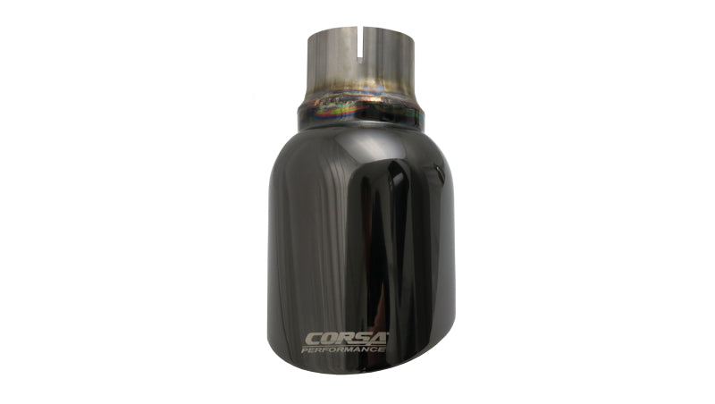Load image into Gallery viewer, Corsa Single Universal 2.5in Inlet / 4.5in Outlet Black PVD Pro-Series Tip Kit
