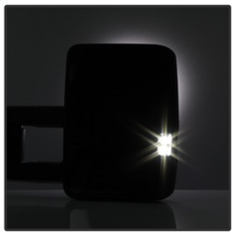 Load image into Gallery viewer, xTune Chevy Silverado 03-06 G2 Heated Smoke LED Signal Telescoping Mirrors MIR-CS03S-G2-PWH-SM-SET
