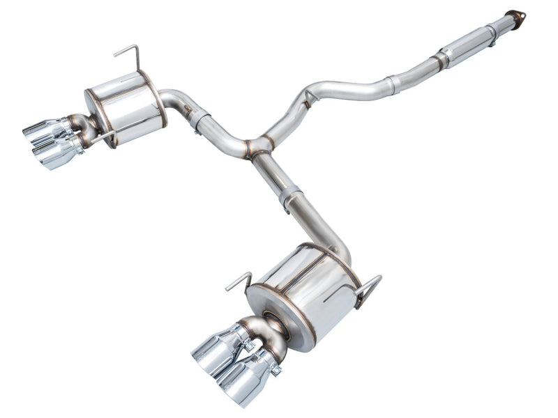 Load image into Gallery viewer, AWE Tuning 2022+ VB Subaru WRX Touring Edition Exhaust - Chrome Silver Tips
