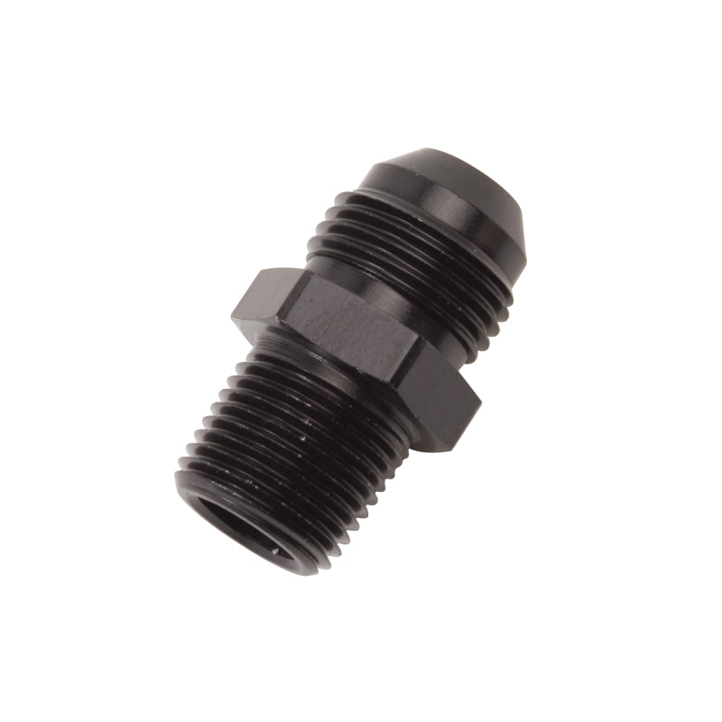 Load image into Gallery viewer, Russell Performance -8 AN to 3/8in NPT Straight Flare to Pipe (Black)

