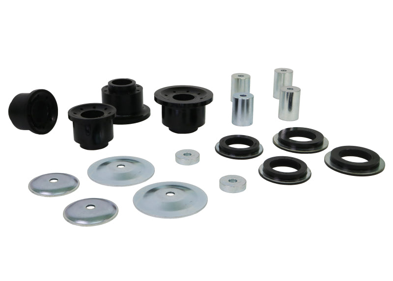 Load image into Gallery viewer, Whiteline Plus 3/08+ Dodge Challenger / 11/05+ Charger Rear Crossmember Front/Rear Mount Insert
