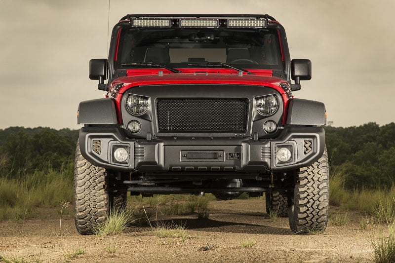 Load image into Gallery viewer, Rugged Ridge Spartacus Front Bumper Black 07-18 Jeep Wrangler
