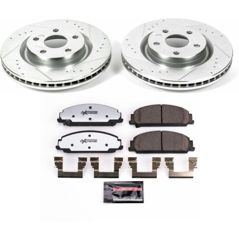 Load image into Gallery viewer, Power Stop 08-09 Pontiac G8 Front Z26 Street Warrior Brake Kit
