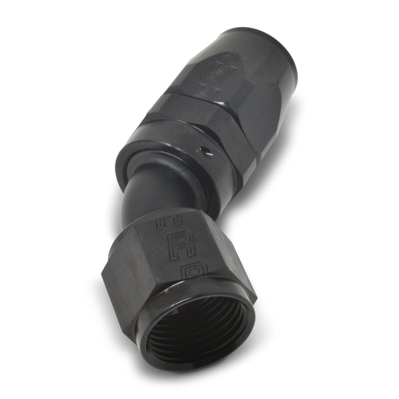 Load image into Gallery viewer, Russell Performance -8 AN Black 45 Degree Full Flow Hose End
