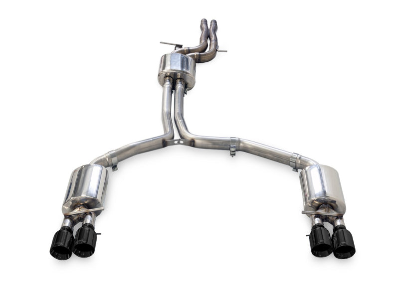 Load image into Gallery viewer, AWE Tuning Audi C7.5 A6 3.0T Touring Edition Exhaust - Quad Outlet Diamond Black Tips
