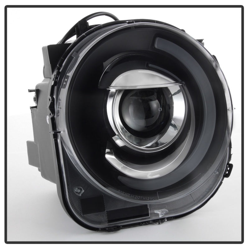 Load image into Gallery viewer, xTune 15-17 Jeep Renegade Light Bar DRL Projector Headlights -Black (PRO-JH-JREN-LBDRL-BK)
