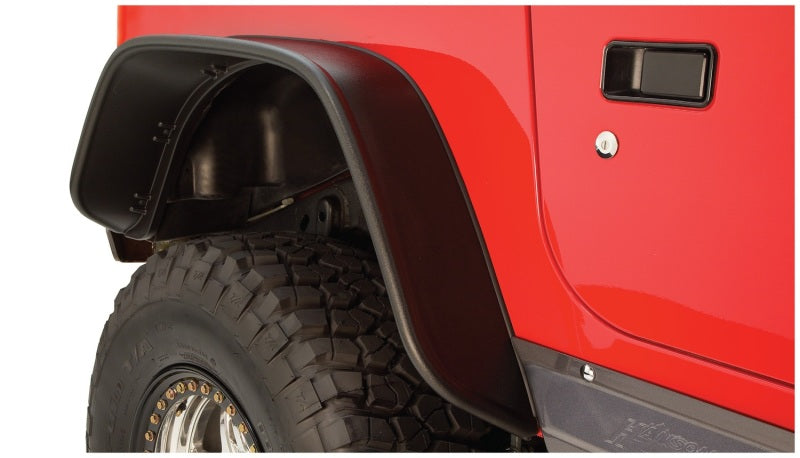 Load image into Gallery viewer, Bushwacker 97-06 Jeep TJ Flat Style Flares 2pc - Black
