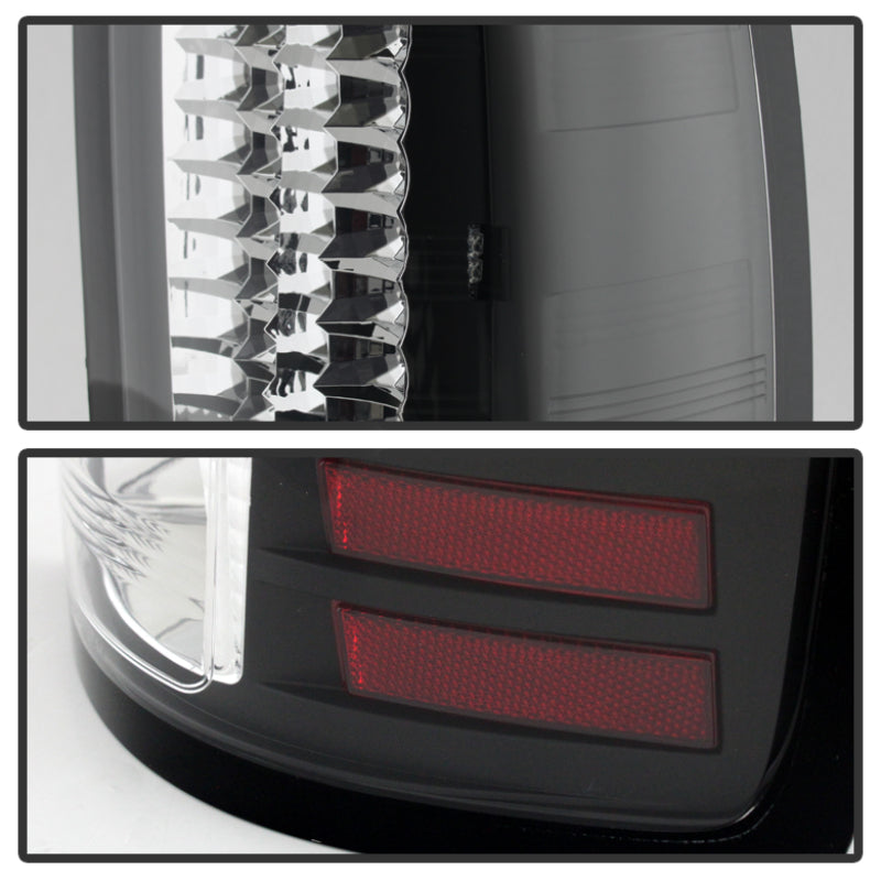 Load image into Gallery viewer, Spyder GMC Sierra 07-13 (Not fit 3500 Dually 4 Rear Wheels)LED Tail Lights Black ALT-YD-GS07-LED-BK
