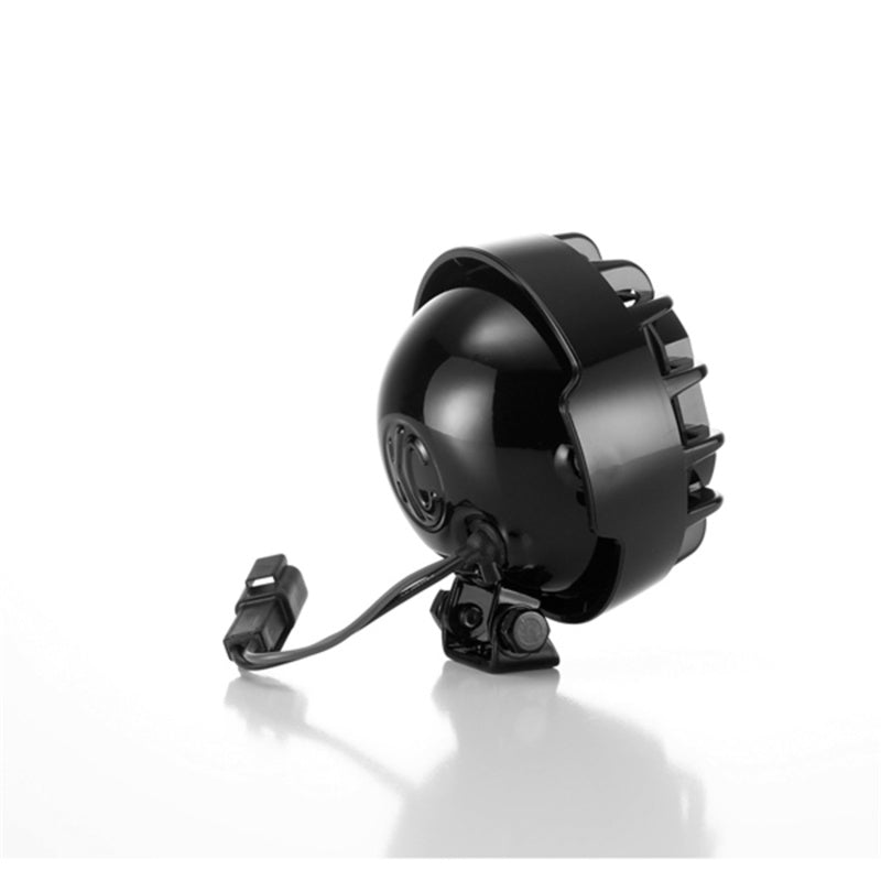 Load image into Gallery viewer, KC HiLiTES Rally 400 4in. Round Halogen Light 55w Spread Beam (Single) - Black
