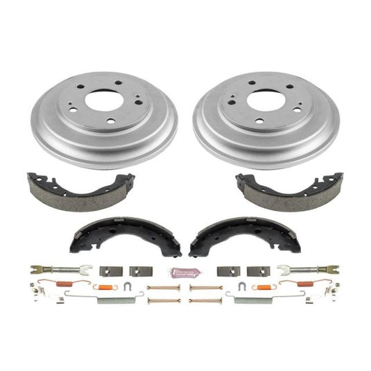 Power Stop 06-11 Honda Civic Coupe Rear Autospecialty Drum Kit
