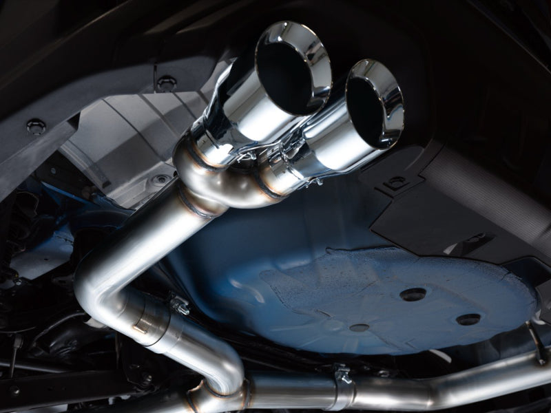 Load image into Gallery viewer, AWE Tuning 2022+ VB Subaru WRX Track Edition Exhaust - Chrome Silver Tips
