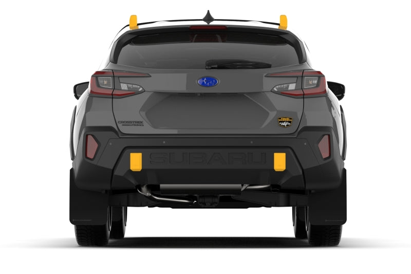 Load image into Gallery viewer, Rally Armor 2024 Subaru Crosstrek (Wilderness Only) Black UR Mudflap W/Wild-Orange Logo No Drill Req
