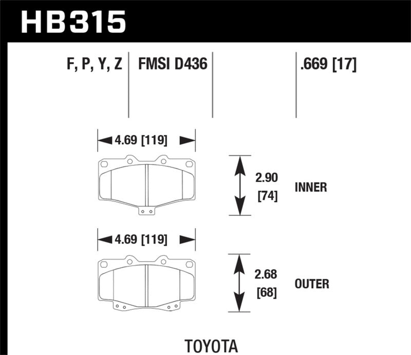 Load image into Gallery viewer, Hawk LTS Street Brake Pads
