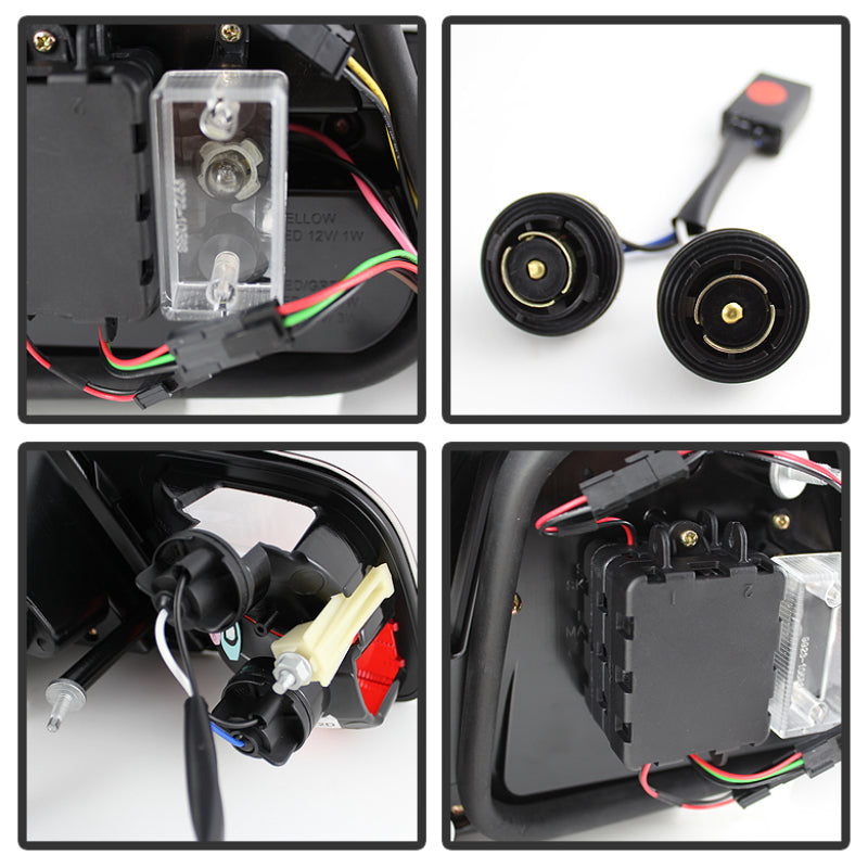 Load image into Gallery viewer, Spyder 04-06 BMW E46 2Dr (Coupe ONLY No Conv.) Lgtbar Styl LED Tail Lghts Blk ALT-YD-BE4604-LBLED-BK
