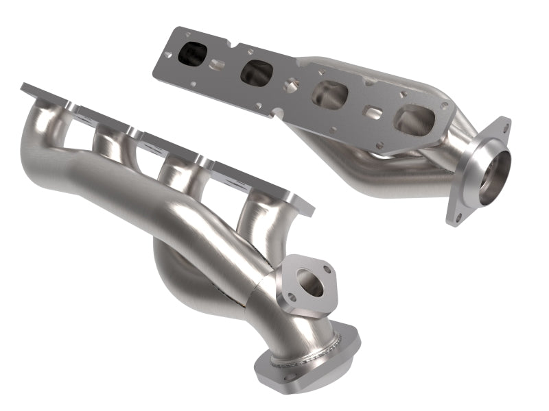 Load image into Gallery viewer, aFe Power Twisted Steel 304SS Shorty Header 19-21 Ram 2500/3500 V8-6.4L
