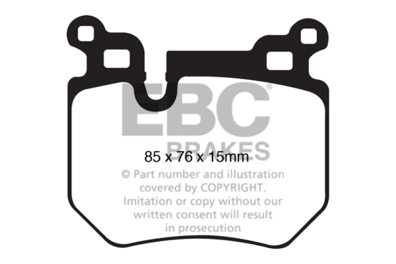 Load image into Gallery viewer, EBC 08-10 BMW 135 3.0 Twin Turbo Bluestuff Rear Brake Pads

