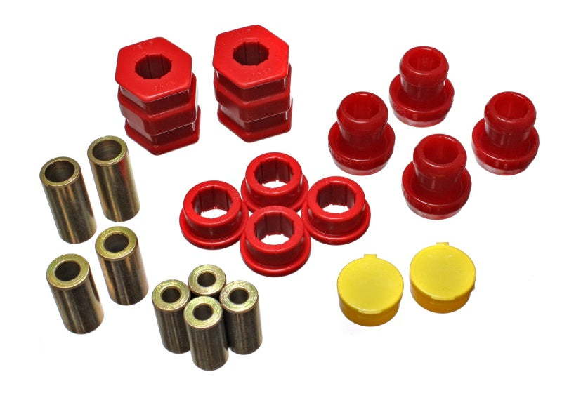 Load image into Gallery viewer, Energy Suspension 96-00 Honda Civic/CRX Red Front Control Arm Bushing Set
