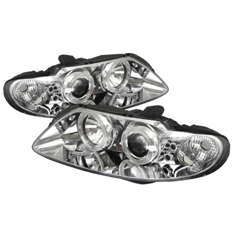 Load image into Gallery viewer, Spyder Pontiac GTO 04-06 Projector Headlights LED Halo LED Chrome High H1 Low H1 PRO-YD-PGTO04-HL-C
