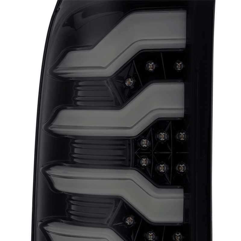 Load image into Gallery viewer, AlphaRex 14-18 GMC Sierra 1500 PRO-Series LED Tail Lights Jet Black
