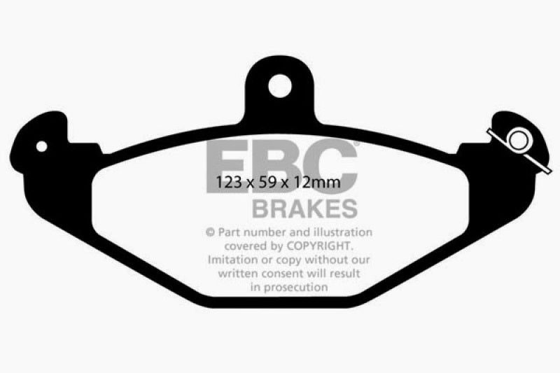 Load image into Gallery viewer, EBC 08+ Lotus 2-Eleven 1.8 Supercharged Yellowstuff Rear Brake Pads
