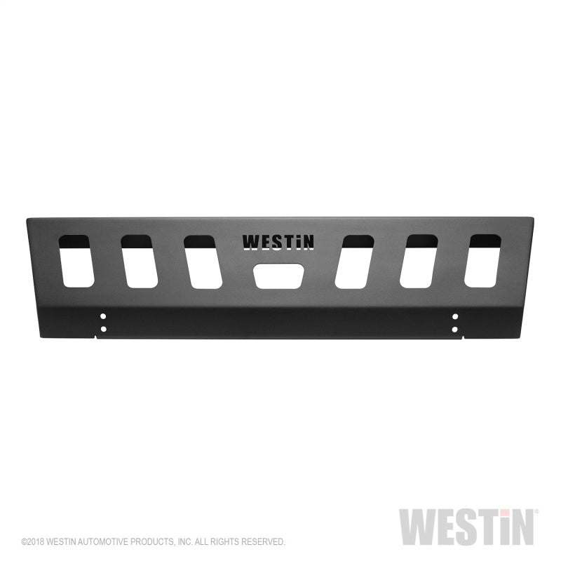 Load image into Gallery viewer, Westin 18-19 Jeep Wrangler JL Front Bumper Skid Plate - Textured Black
