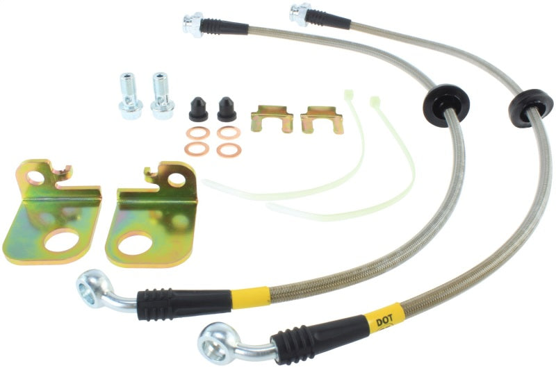 Load image into Gallery viewer, StopTech 04-06 Pontiac GTO Stainless Steel Front Brake Line Kit

