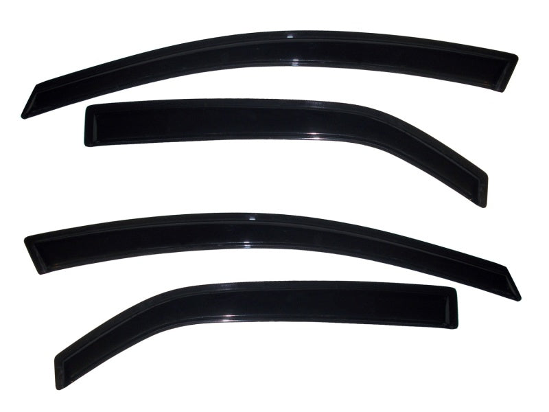 Load image into Gallery viewer, AVS 10-12 Kia Forte Ventvisor Outside Mount Window Deflectors 4pc - Smoke
