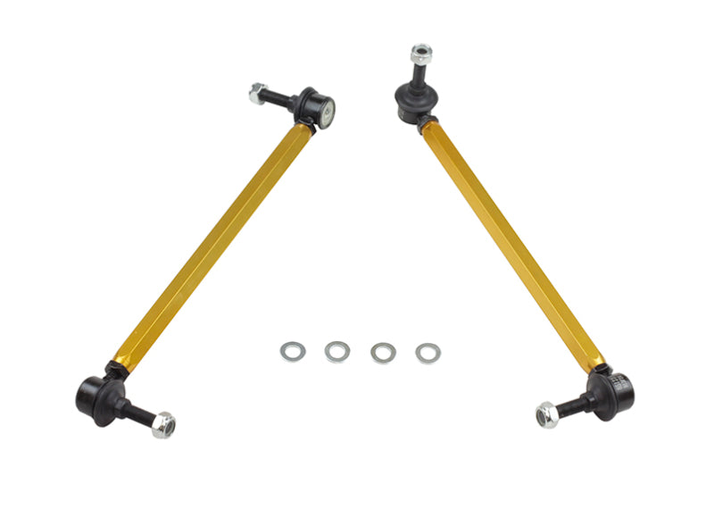 Load image into Gallery viewer, Whiteline 06/05+ Ford Focus LS / 05/09+ Mazda 3 BK Front Swaybar Link Kit H/Duty Adj Steel Ball
