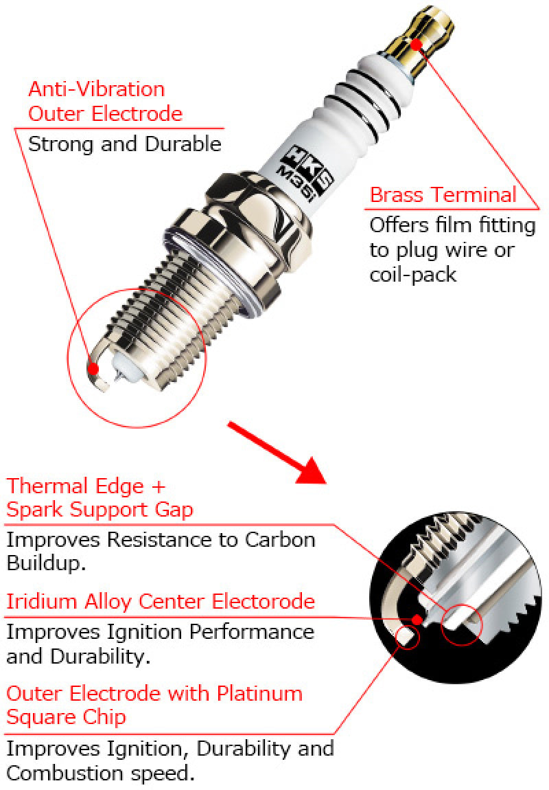 Load image into Gallery viewer, HKS Nissan/Infiniti VQ35HR M-Series Spark Plugs (Stock Heat)
