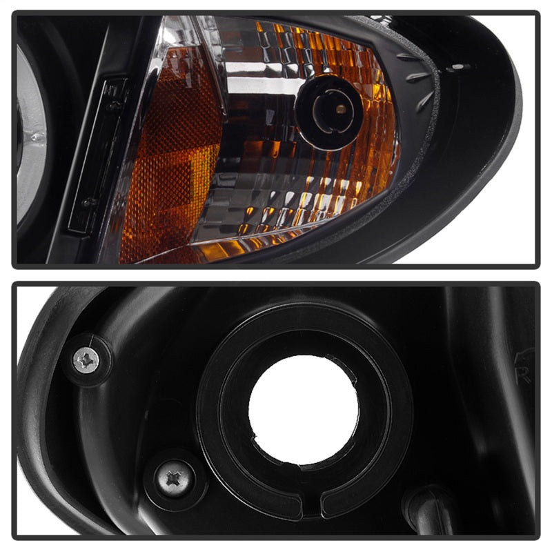 Load image into Gallery viewer, Spyder BMW E46 3-Series 02-05 4DR Projector Headlights 1PC LED Halo Blk PRO-YD-BMWE4602-4D-AM-BK
