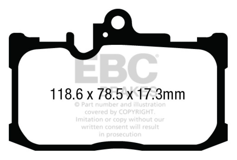 Load image into Gallery viewer, EBC 13+ Lexus GS350 3.5 F-Sport RWD Redstuff Front Brake Pads
