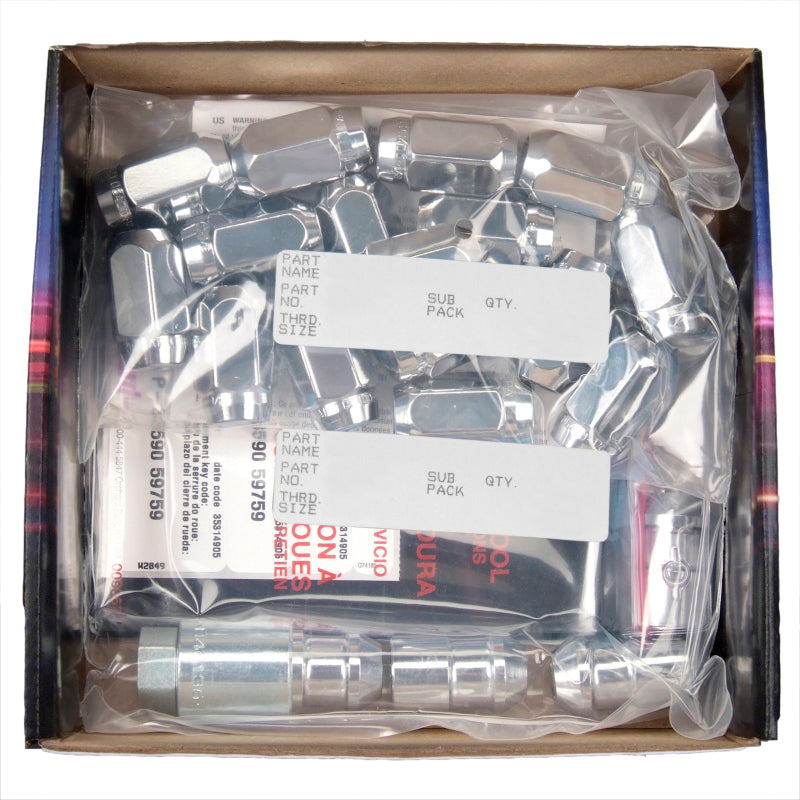 Load image into Gallery viewer, McGard 5 Lug Hex Install Kit w/Locks (Cone Seat Nut) M12X1.5 / 13/16 Hex / 1.5in. Length - Chrome
