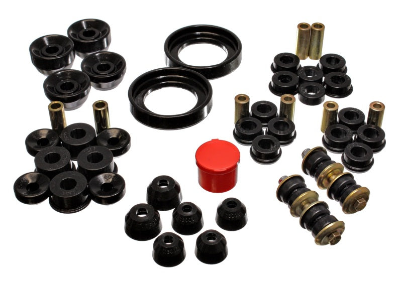 Load image into Gallery viewer, Energy Suspension 90-93 Honda Accord/Odyssey Black Hyper-Flex Master Bushing Set
