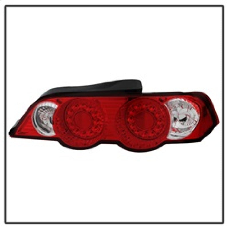 Load image into Gallery viewer, Spyder Acura RSX 02-04 LED Tail Lights Red Clear ALT-YD-ARSX02-LED-RC
