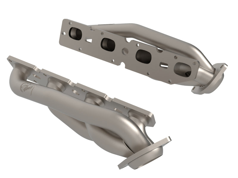 Load image into Gallery viewer, aFe Twisted Steel 11-21 Jeep Grand Cherokee (WK2) 5.7L V8 Headers - Titanium (Ceramic Coated)
