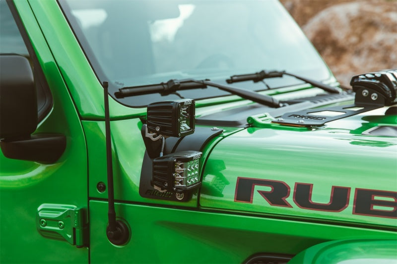 Load image into Gallery viewer, Rigid Industries 2018 Jeep JL - Cowl Mount Tall Extension Arm Kit
