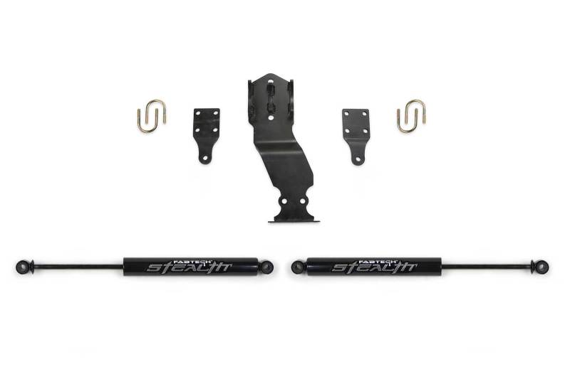Load image into Gallery viewer, Fabtech 17-20 Ford Superduty 4WD Stealth Dual Steering Stabilizer Kit

