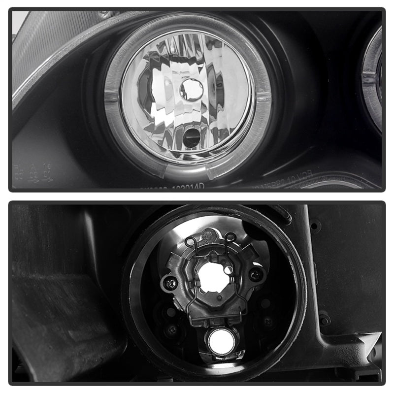 Load image into Gallery viewer, Spyder BMW E46 3-Series 02-05 4DR Projector Headlights 1PC LED Halo Blk PRO-YD-BMWE4602-4D-AM-BK
