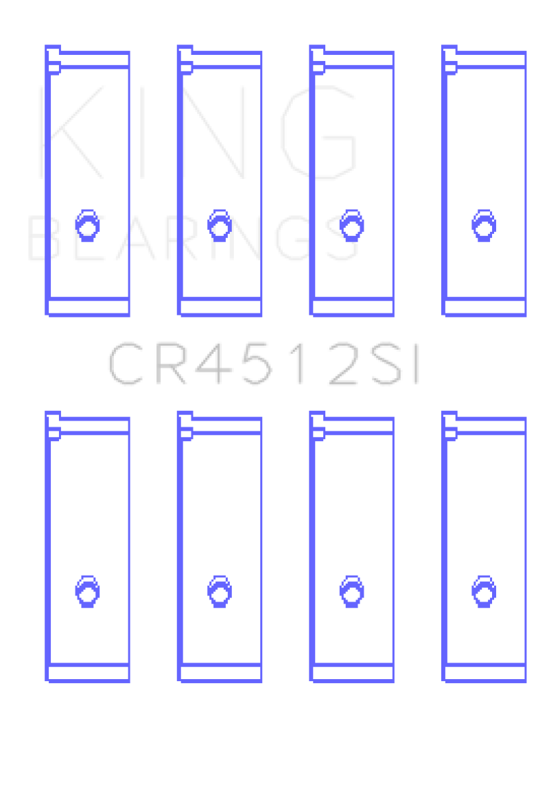 Load image into Gallery viewer, King Honda D17A1/2 (Size STD) Rod Bearing Set
