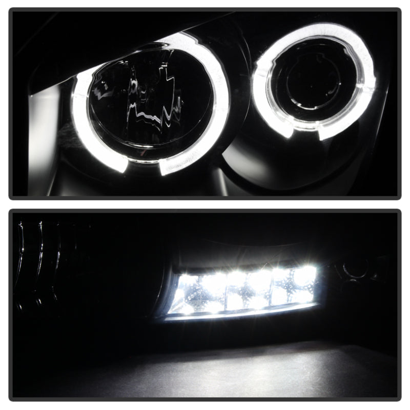 Load image into Gallery viewer, Spyder Dodge Ram 1500 06-08 06-09 Projector Headlights LED Halo LED Blk Smke PRO-YD-DR06-HL-BSM
