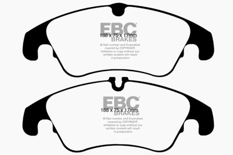 Load image into Gallery viewer, EBC 09-11 Audi A4 2.0 Turbo Greenstuff Front Brake Pads
