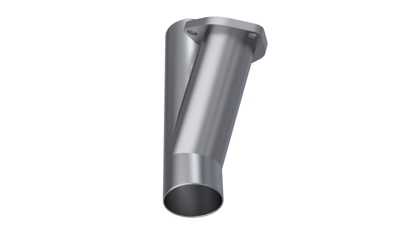 Load image into Gallery viewer, QTP 2.5in Weld-On QTEC Exhaust Cutout Y-Pipe
