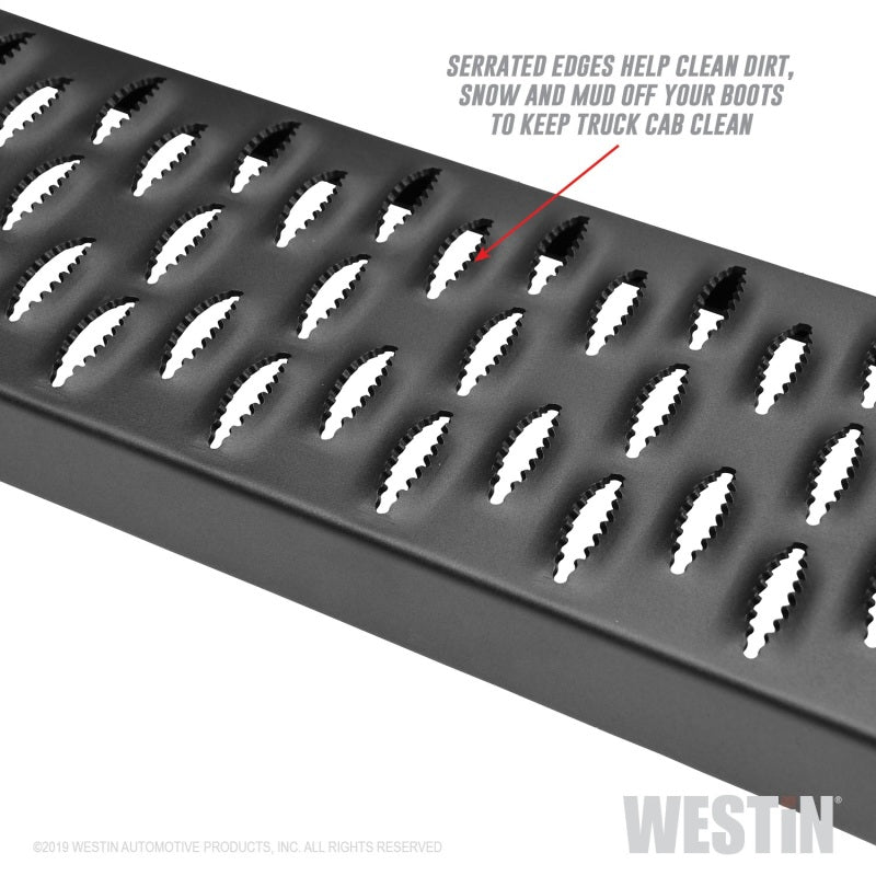 Load image into Gallery viewer, Westin Grate Steps Running Boards 90 in - Textured Black
