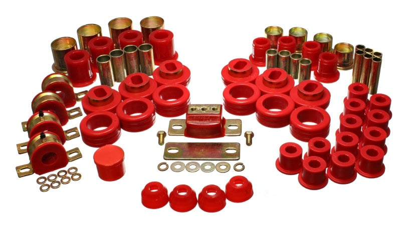 Load image into Gallery viewer, Energy Suspension 81-87 Chevy/GMC 2WD 1/2 Ton PickUp Red Hyper-flex Master Bushing Set
