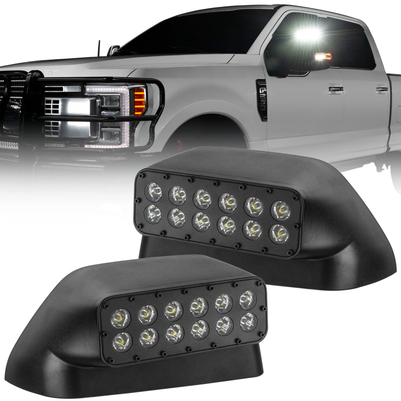 Load image into Gallery viewer, ORACLE Lighting 17-22 Ford Super Duty LED Off-Road Side Mirror Ditch Lights
