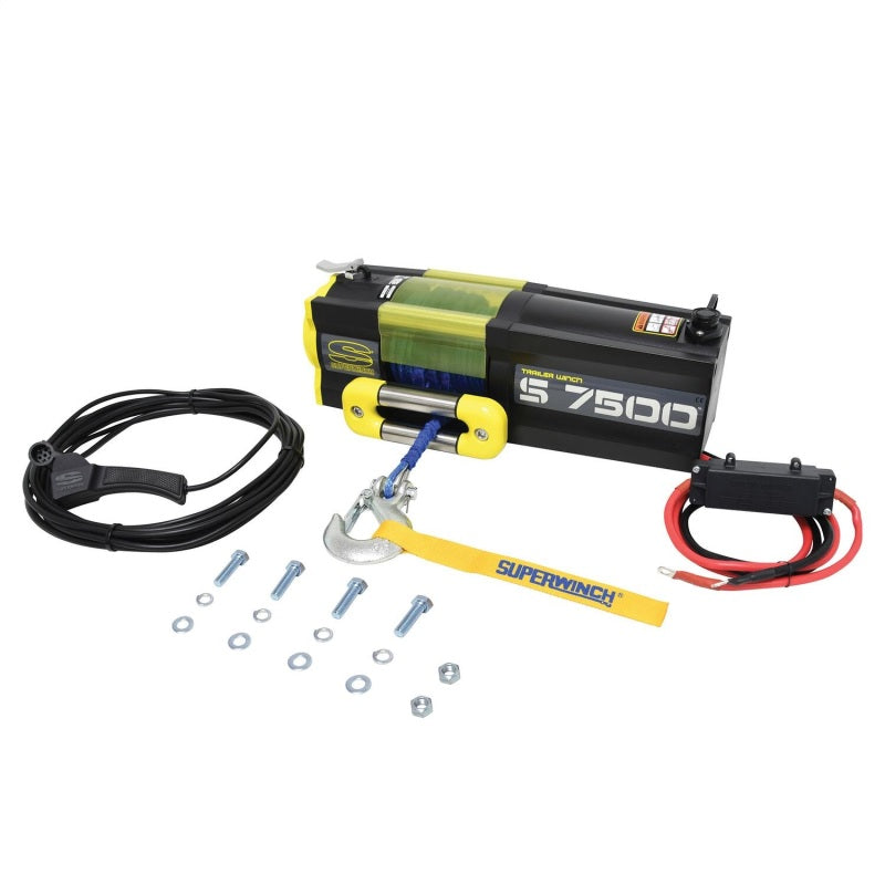 Load image into Gallery viewer, Superwinch 7500 LBS 12V DC 5/16in x 54ft Synthetic Rope S7500 Winch
