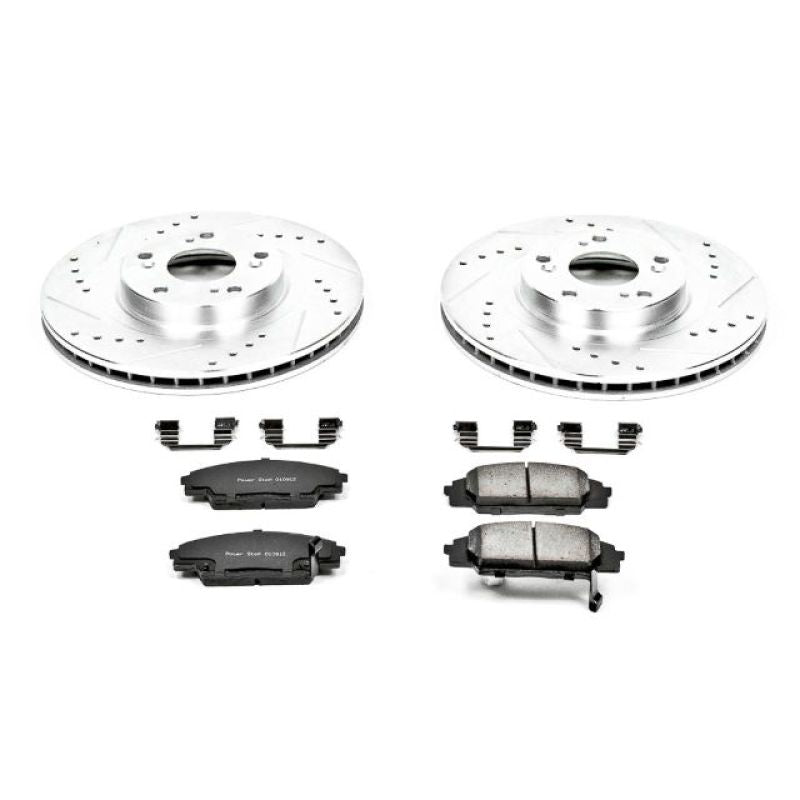 Load image into Gallery viewer, Power Stop 02-06 Acura RSX Front Z23 Evolution Sport Brake Kit
