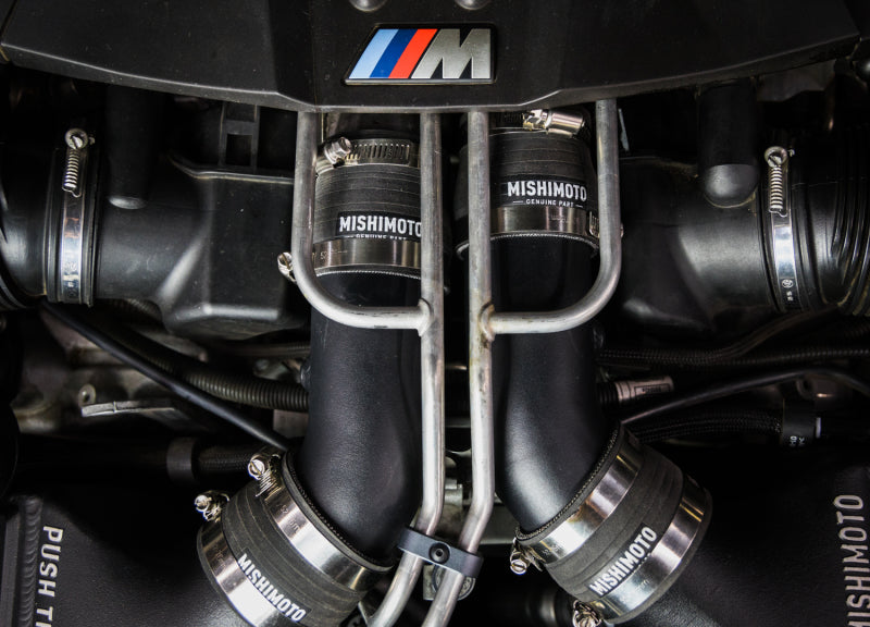 Load image into Gallery viewer, Mishimoto 12-16 BMW F10 M5 Intercooler Pipe Kit Micro Wrinkle Black
